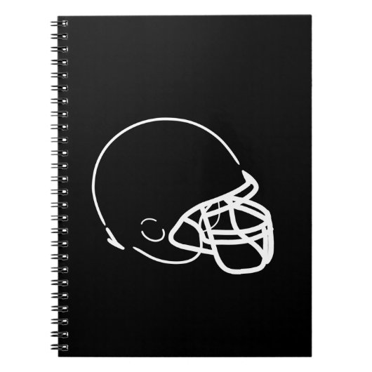 Football Helmet Notitieboek (Voorkant)