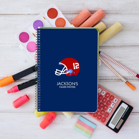 Football Helmet Notitieboek