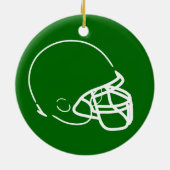 Football Helmet Ornament (Achterkant)