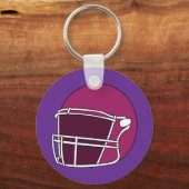 Football Helmet Sleutelhanger (Achterkant)