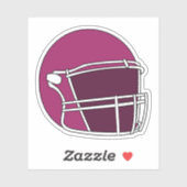 Football Helmet Sticker (Vel)