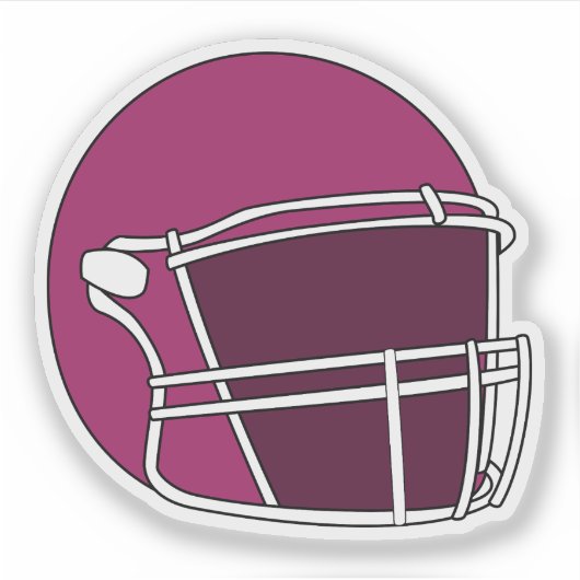 Football Helmet Sticker (Voorkant)