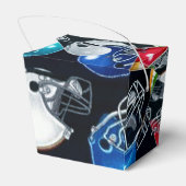 Football Helmpatroon verwijderen Bedankdoosjes (Achterkant)