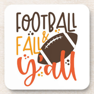Football Herfst & Y'all Bier Onderzetter