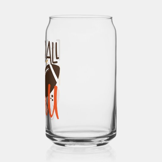 Football Herfst & Y'all Blikvorm Glas (Links)