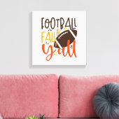 Football Herfst & Y'all Canvas Afdruk (Insitu (Woonkamer))