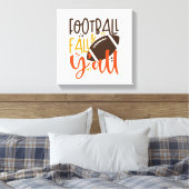 Football Herfst & Y'all Canvas Afdruk (Insitu (Slaapkamer))