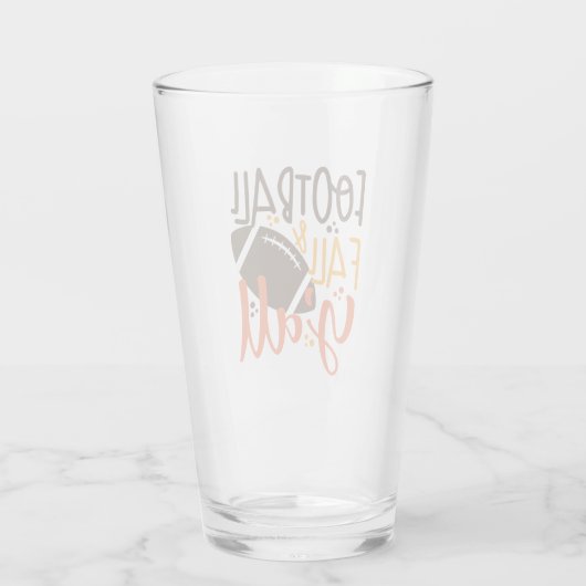 Football Herfst & Y'all Glas (Achterkant)