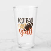 Football Herfst & Y'all Glas (Voorkant)
