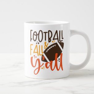 Football Herfst & Y'all Grote Koffiekop