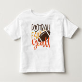 Football Herfst & Y'all Kinder Shirts (Voorkant)