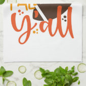 Football Herfst & Y'all Theedoek (Gevouwen)