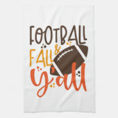 Football Herfst & Y'all Theedoek (Verticaal)