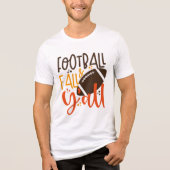 Football Herfst & Y'all Tri-Blend Shirt (Voorkant)