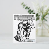 Football Homecoming Uitnodiging door SRF (Staand voorkant)