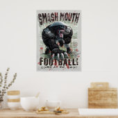 Football Honey Badger Poster (Keuken)
