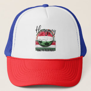 Football Hongarije Vlag, Voetbal Trucker Pet