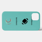 Football/honkbal iPhone/iPad draagtas! Case-Mate iPhone Case (Achterkant (horizontaal))