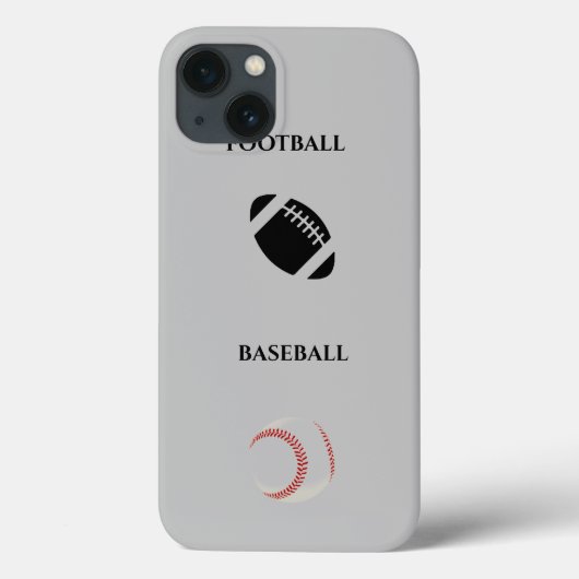 Football/honkbal iPhone/iPad draagtas! Case-Mate iPhone Case (Achterkant)