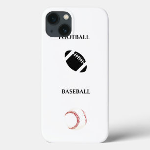 Football/honkbal iPhone/iPad draagtas! Case-Mate iPhone Case
