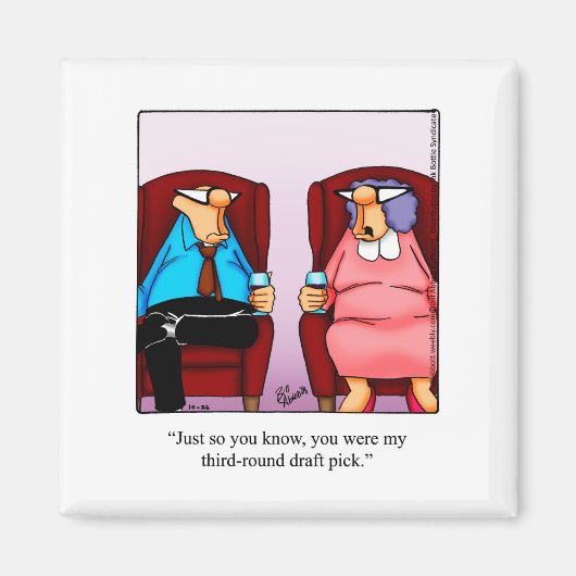 Football Humor koelkastmagneet Magneet (Voorkant)