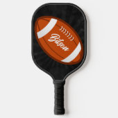 Football illustratie Cool Grunge gepersonaliseerd Pickleball Paddle (Voorkant)