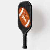 Football illustratie Cool Grunge gepersonaliseerd Pickleball Paddle (Links)