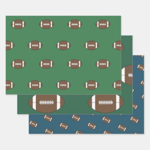 Football inpakpapier set vel