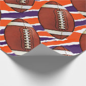 Football inpakpapier-Tiger Design Cadeaupapier (Hoek)
