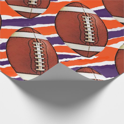 Football inpakpapier-Tiger Design Cadeaupapier (Hoek)