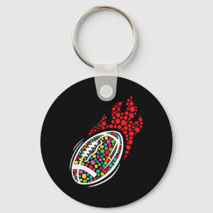 Football International Dot Day Mannen Boys Ball Sp Sleutelhanger