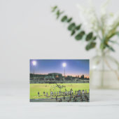 Football Intro Card Visitekaartje (Staand voorkant)