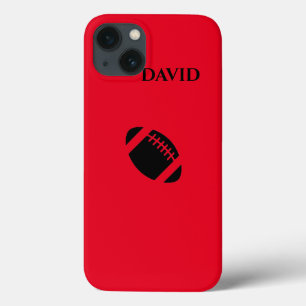 Football iPhone / iPad hoesje met gepersonaliseerd
