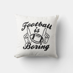Football is aan het bakken kussen