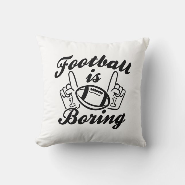 Football is aan het bakken kussen (Voorkant)