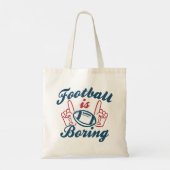 Football is aan het bakken tote bag (Achterkant)