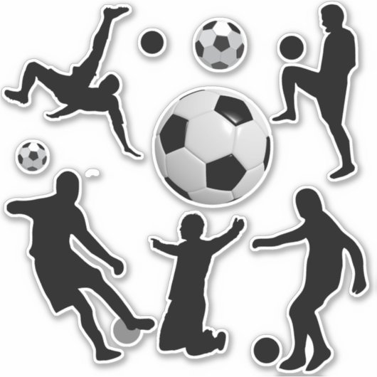 football is alles sticker (Voorkant)