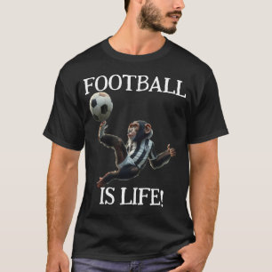 'Football is leven' Voetbalchimp T-shirt