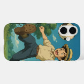 Football is liefde Case-Mate iPhone case (Achterkant (horizontaal))