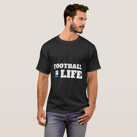 Football is life t-shirt (Voorkant volledig)