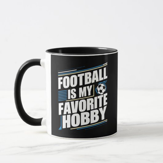 Football is mijn favoriete hobby, sport mokken (Links)