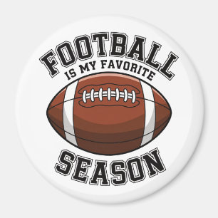 Football is mijn favoriete seizoen magneet