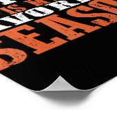 Football is mijn favoriete seizoen poster (Hoek)