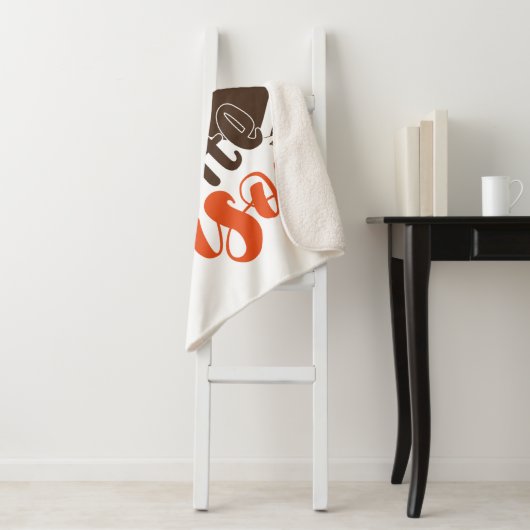 Football is mijn favoriete seizoen sherpa deken (In situ)