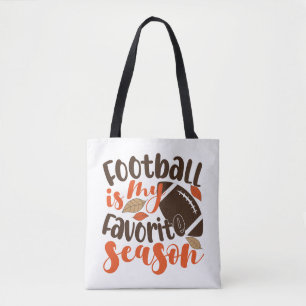 Football is mijn favoriete seizoen tote bag