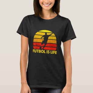 Football is mijn leven sport voetballer Futbol T-shirt