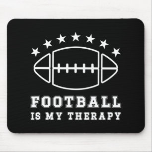 Football is mijn therapeutische Amerikaanse Footba Muismat