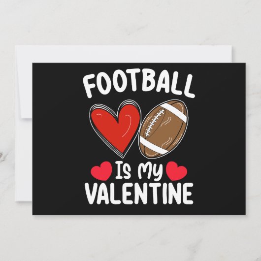 Football is mijn Valentijnsdag Sport Kaart (Voorkant)