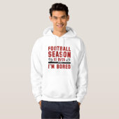 Football is voorbij hoodie (Voorkant volledig)