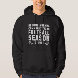 Football is voorbij hoodie